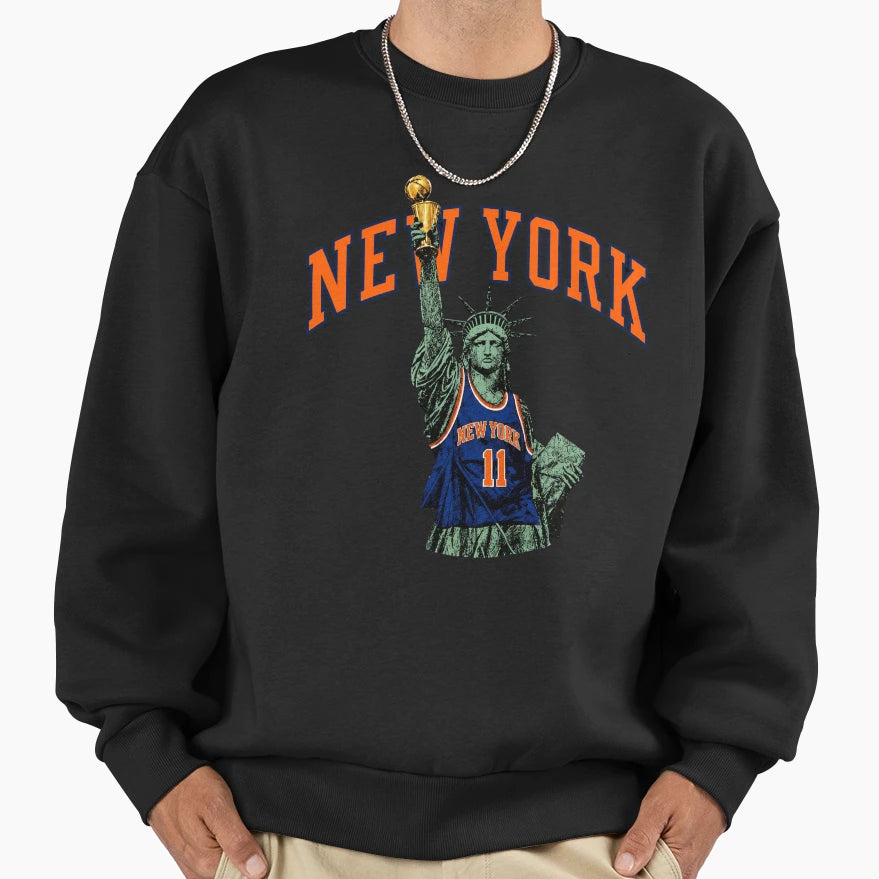 New York Knicks Sweatshirt - Novelty Apparel for Adults - T-Shirt, Sweatshirt, Hoodie