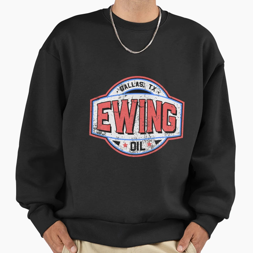 Ewing Oil Sweatshirt - Minimalist Print Unisex - T-Shirt, Sweatshirt, Hoodie