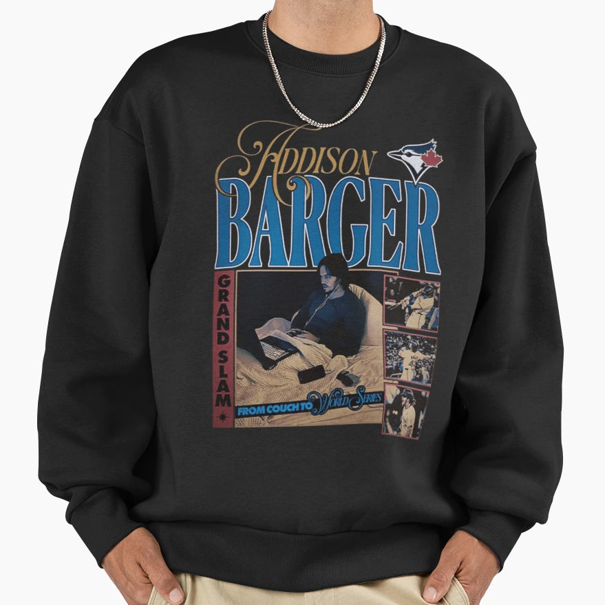 Addison Barger Toronto Blue Jays Sweatshirt - Custom Art Print Unisex - T-Shirt, Sweatshirt, Hoodie