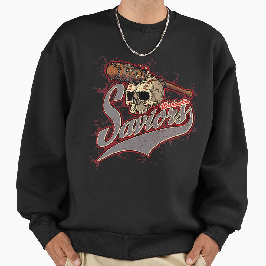 Washington Saviors Negan Lucille T-Shirt - Unique Graphic for Adults - T-Shirt, Sweatshirt, Hoodie