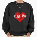 Cleveland Heart Sweatshirt - Trendy Graphic Men Women - T-Shirt, Sweatshirt, Hoodie