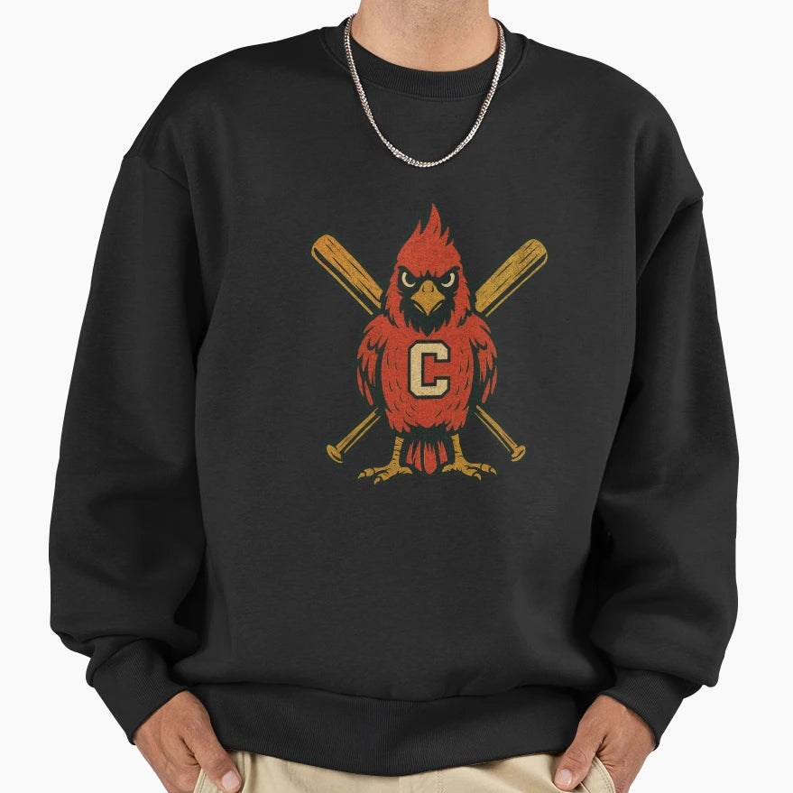 Fierce Game Day Bird Glasses Vibe Sweatshirt - Unique Graphic for Adults - T-Shirt, Sweatshirt, Hoodie