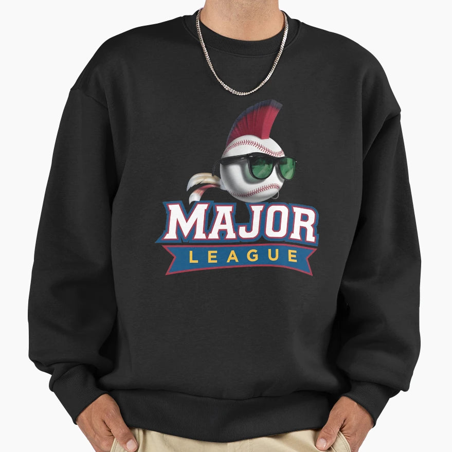 Punk Baseball Creature Custom Sweatshirt - Custom Art Print for Adults - T-Shirt, Sweatshirt, Hoodie