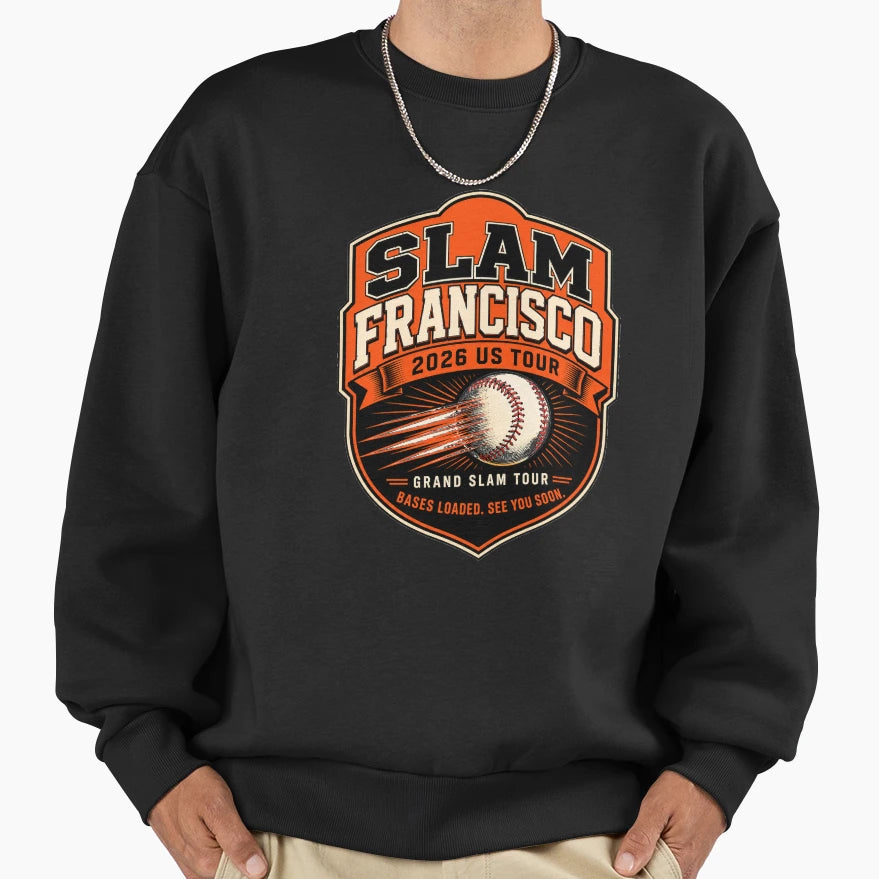 Slam Francisco 2026 Us Tour Sweatshirt - Unique Graphic for Adults - T-Shirt, Sweatshirt, Hoodie