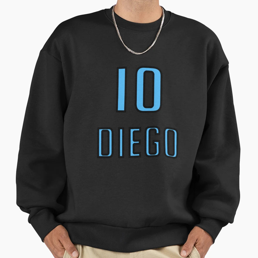 Legends Argentina Diego 10 Sweatshirt - Custom Art Print Unisex - T-Shirt, Sweatshirt, Hoodie