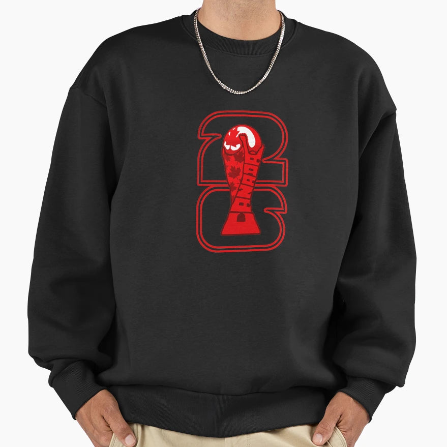 Canada Soccer World Cup 2026 Vibes Sweatshirt - Novelty Apparel Men Women - T-Shirt, Sweatshirt, Hoodie