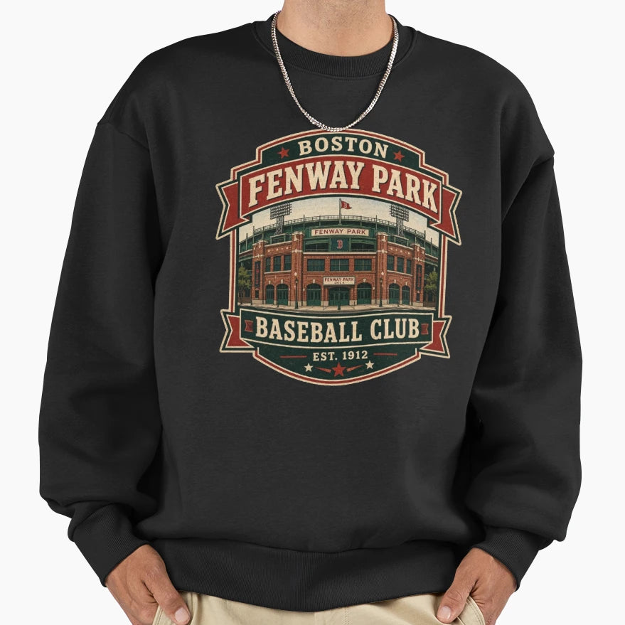Boston Fenway Park Front Entrance T-Shirt - Novelty Apparel for Adults - T-Shirt, Sweatshirt, Hoodie