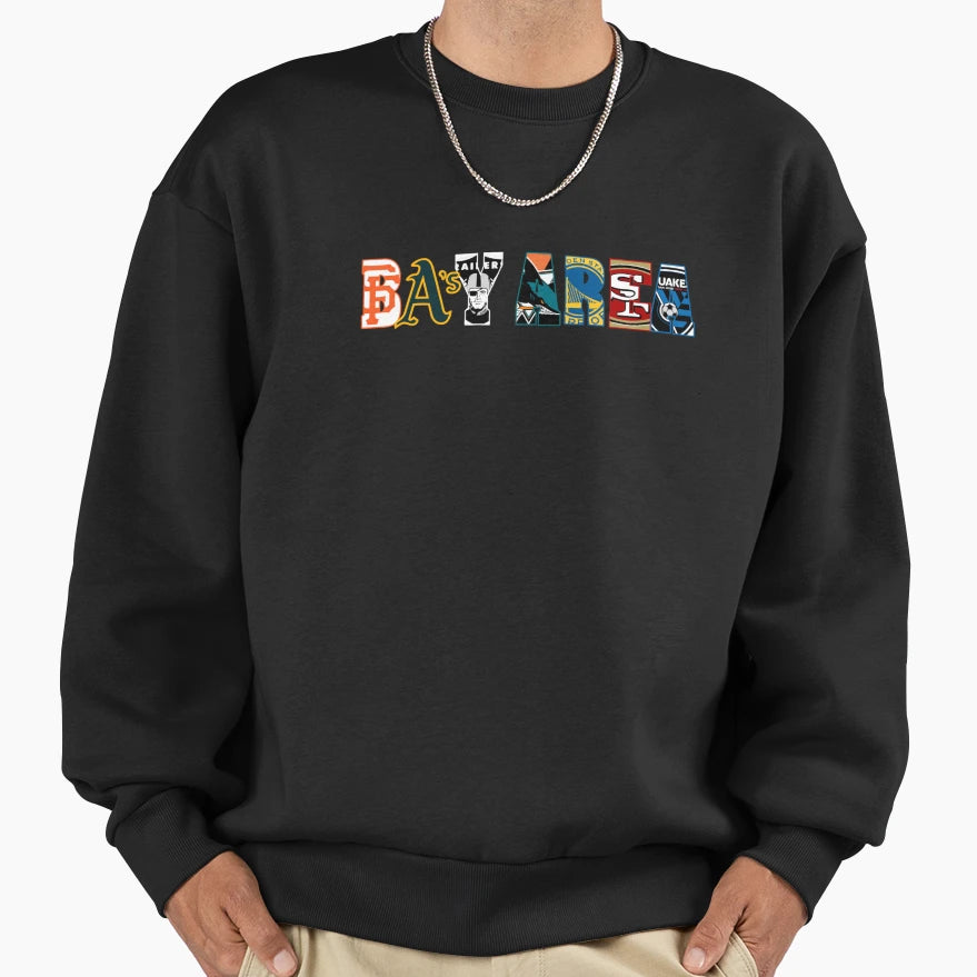Bay Area Logo Sweatshirt - Unique Graphic Men Women - T-Shirt, Sweatshirt, Hoodie
