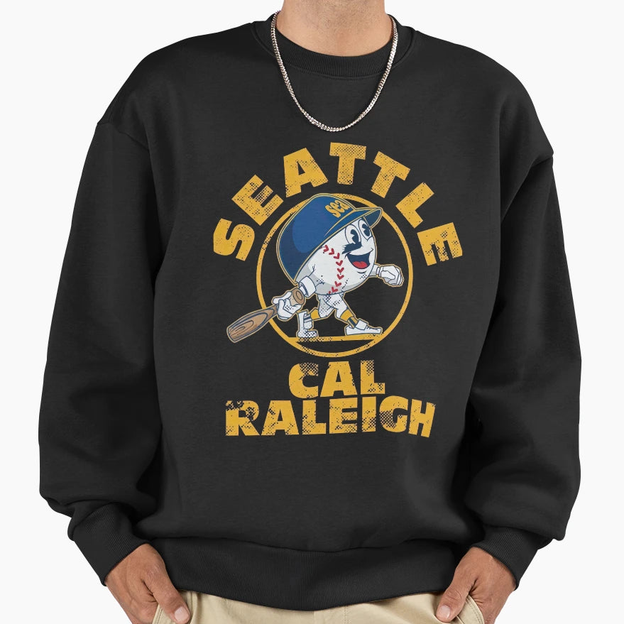 Seattle Baseball Buddies Sweatshirt - Streetwear Style for Adults - T-Shirt, Sweatshirt, Hoodie