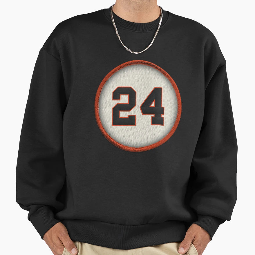 24 Say Hey Sweatshirt - Minimalist Print Men Women - T-Shirt, Sweatshirt, Hoodie