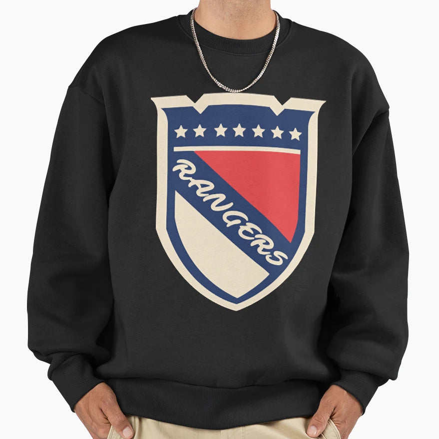 Rangers Patch T-Shirt - Novelty Apparel Men Women - T-Shirt, Sweatshirt, Hoodie