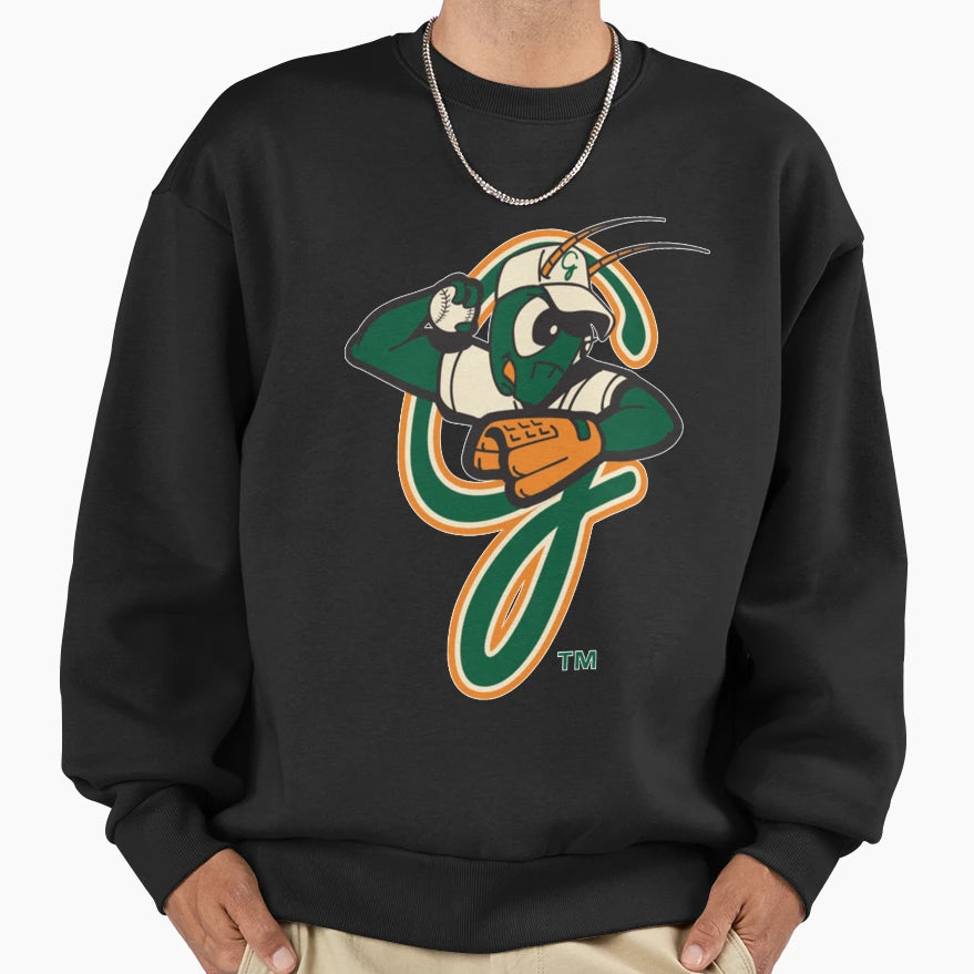 Greensboro Grasshoppers Sweatshirt - Trendy Graphic Men Women - T-Shirt, Sweatshirt, Hoodie