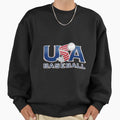 Baseball Sweatshirt - Minimalist Print Men Women - T-Shirt, Sweatshirt, Hoodie
