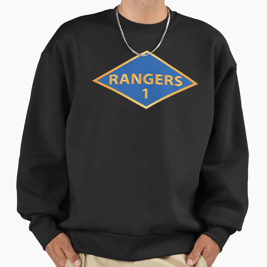 Ssi 1St Ranger Battalion Ranger Sweatshirt - Fun Novelty Design for Adults - T-Shirt, Sweatshirt, Hoodie