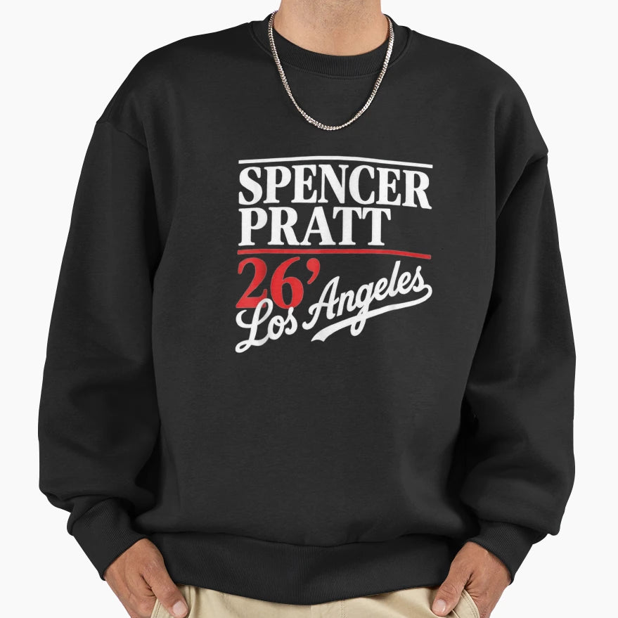 Spencer Pratt Los Angeles Sweatshirt - Streetwear Style for Adults - T-Shirt, Sweatshirt, Hoodie