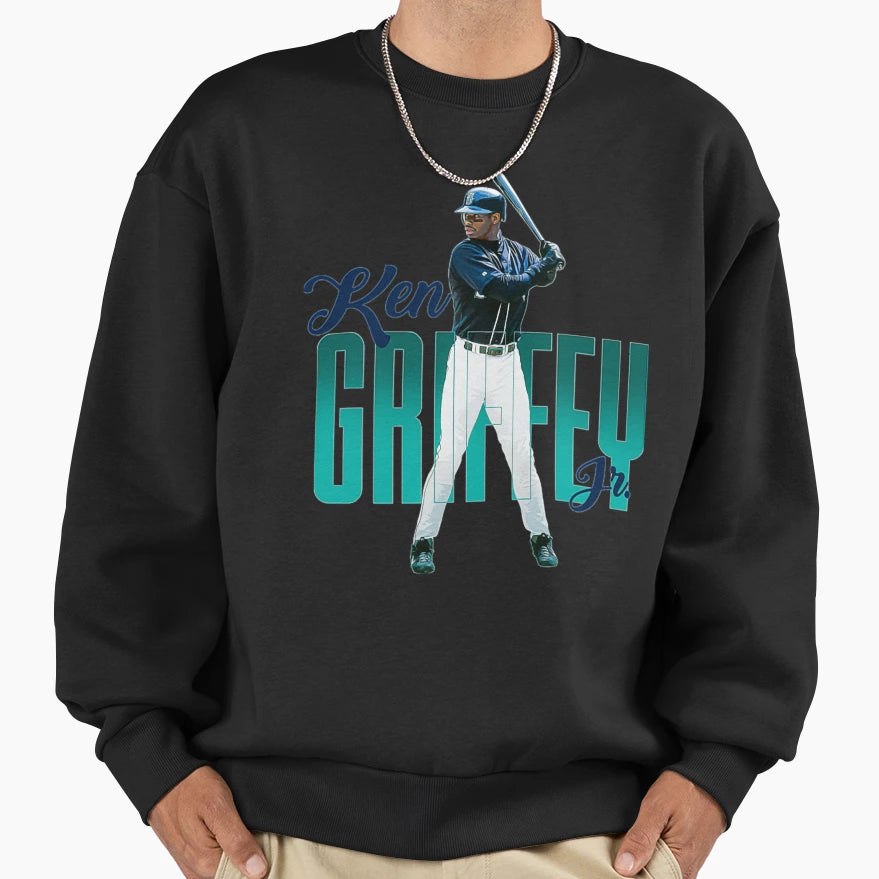 Ken Grifey Jr 24 Sweatshirt - Novelty Apparel for Adults - T-Shirt, Sweatshirt, Hoodie