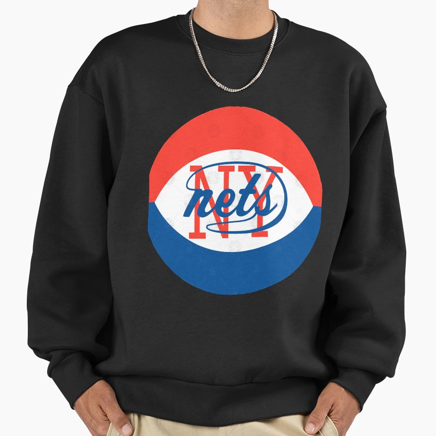 Ny Nets Sweatshirt - Custom Art Print for Adults - T-Shirt, Sweatshirt, Hoodie