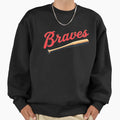 Braves Baseball Bat Sports Team Sweatshirt - Casual Everyday Wear Men Women - T-Shirt, Sweatshirt, Hoodie