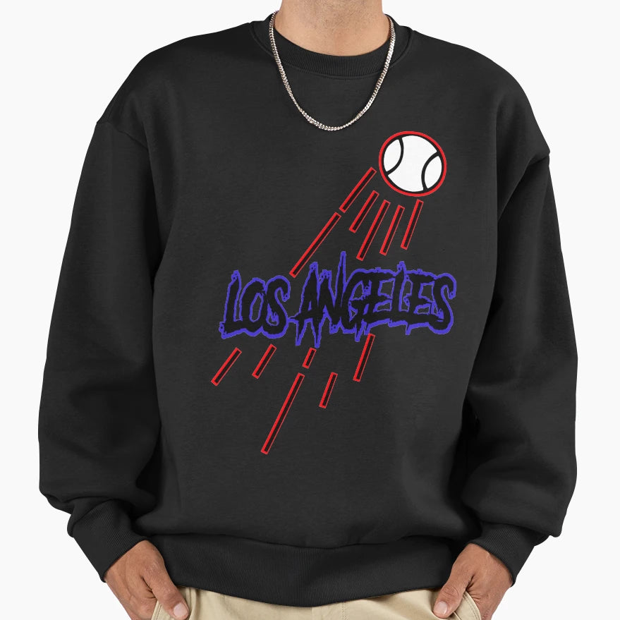 Los Angeles Baseball Sweatshirt - Streetwear Style Men Women - T-Shirt, Sweatshirt, Hoodie