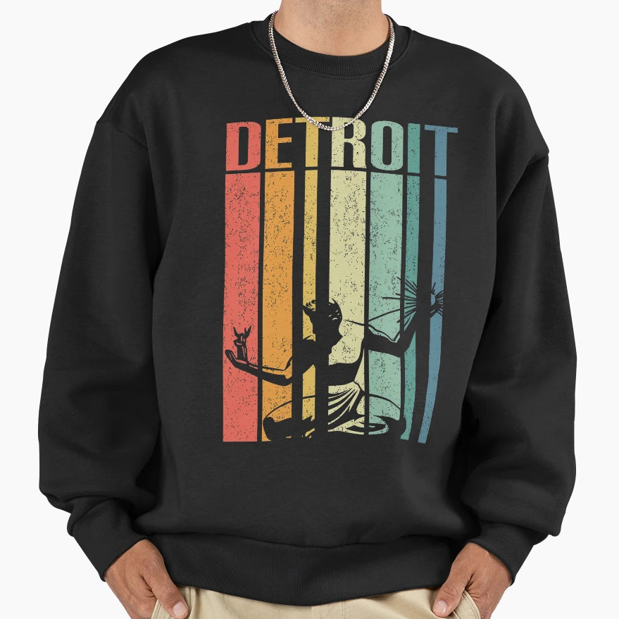 Spirit Detroit Detroit Pride Sweatshirt - Custom Art Print for Adults - T-Shirt, Sweatshirt, Hoodie