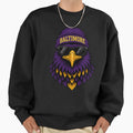 Baltimore Raven Fan Art Sweatshirt - Aesthetic Graphic for Adults - T-Shirt, Sweatshirt, Hoodie