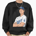 Shohei Ohtani Vector Illustration Sweatshirt - Aesthetic Graphic Unisex - T-Shirt, Sweatshirt, Hoodie