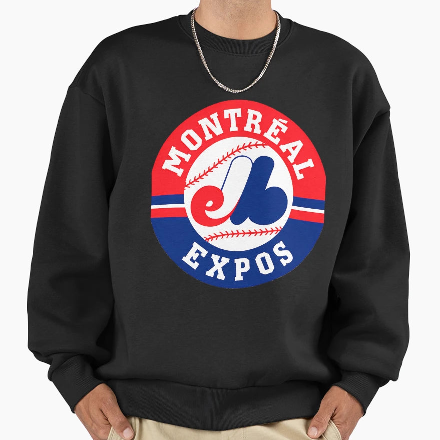 Mlb Montreal Expos Sweatshirt - Aesthetic Graphic Men Women - T-Shirt, Sweatshirt, Hoodie
