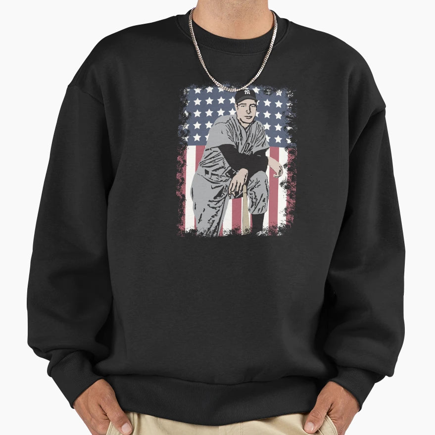 Joltin Joe Dimaggio Yankees Baseball Sweatshirt - Unique Graphic Unisex - T-Shirt, Sweatshirt, Hoodie