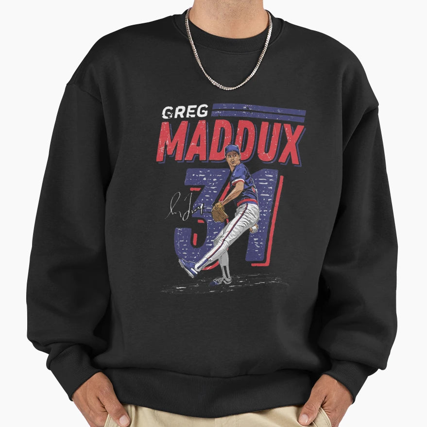 Greg Maddux Sweatshirt - Graphic Print for Adults - T-Shirt, Sweatshirt, Hoodie