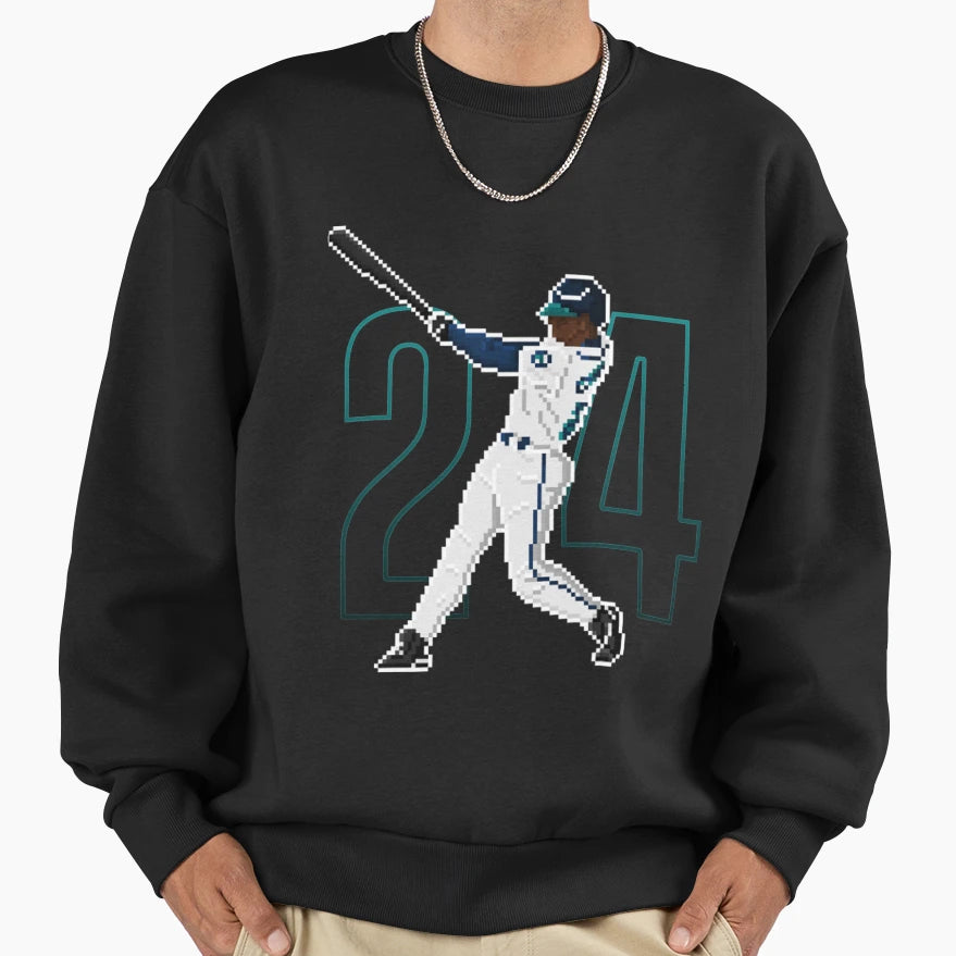 Ken Griffey Jr Sweatshirt - Minimalist Print Unisex - T-Shirt, Sweatshirt, Hoodie