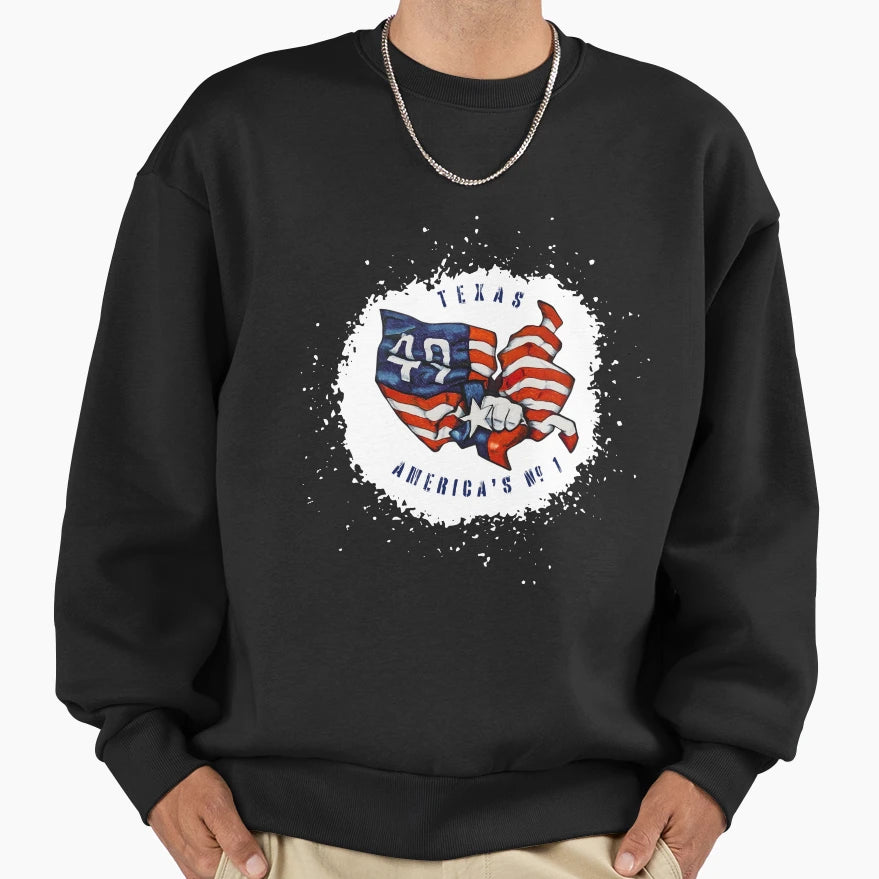 Texas Americas 1 T-Shirt - Trendy Graphic Unisex - T-Shirt, Sweatshirt, Hoodie