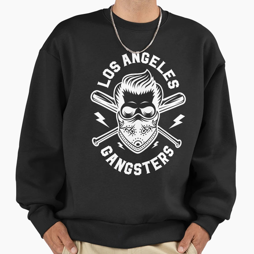 Los Angeles Gangsters Skull Sweatshirt - Streetwear Style Men Women - T-Shirt, Sweatshirt, Hoodie