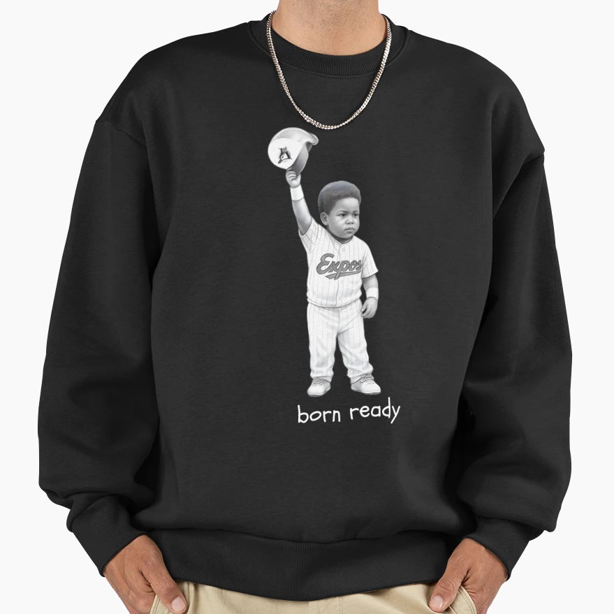 Born Ready Vladdy Jr Sweatshirt - Casual Everyday Wear Men Women - T-Shirt, Sweatshirt, Hoodie