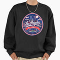 Los Angeles Baseball Red Navy Sweatshirt - Aesthetic Graphic Men Women - T-Shirt, Sweatshirt, Hoodie