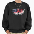 Waylon Jennings American Flag Sweatshirt - Custom Art Print for Adults - T-Shirt, Sweatshirt, Hoodie
