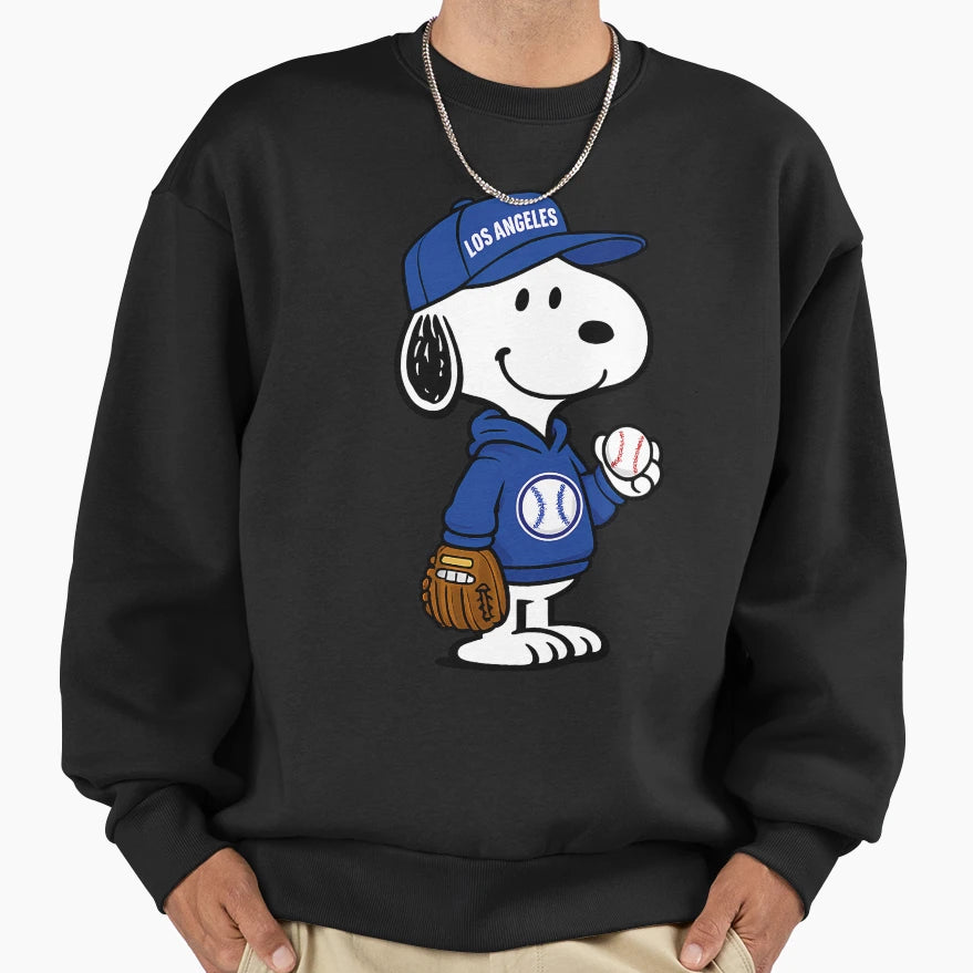 Los Angeles Snoopy Sweatshirt - Casual Everyday Wear Men Women - T-Shirt, Sweatshirt, Hoodie