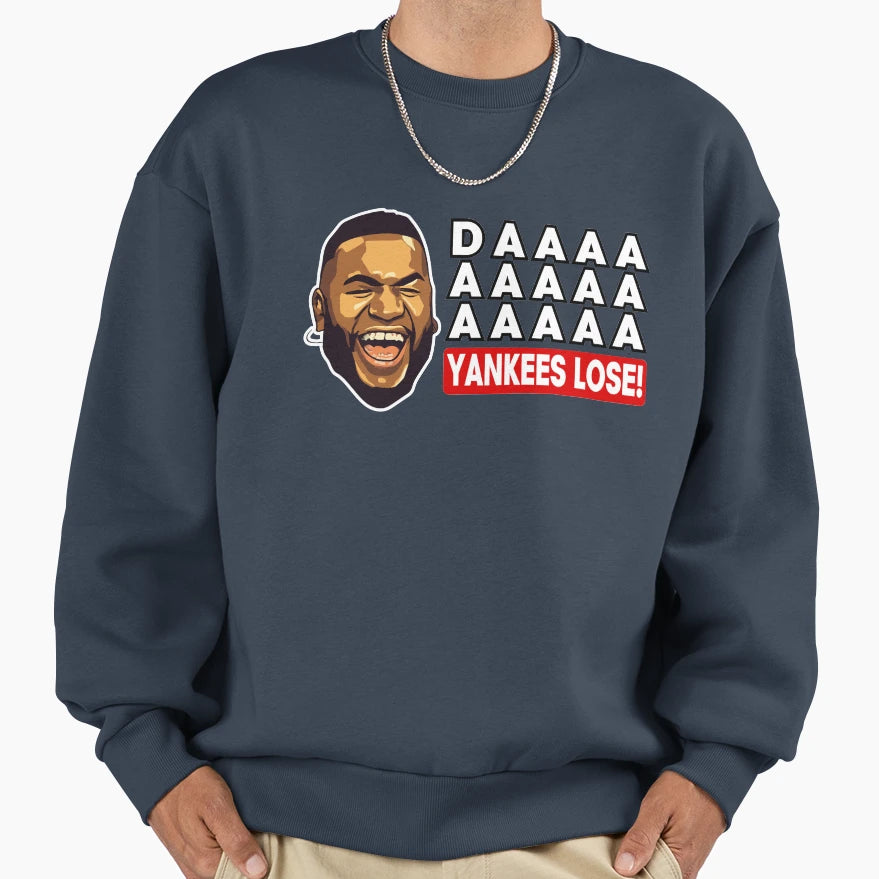 Yankees Lose Big Papi Sports Jersey Sweatshirt - Custom Art Print Men Women - T-Shirt, Sweatshirt, Hoodie
