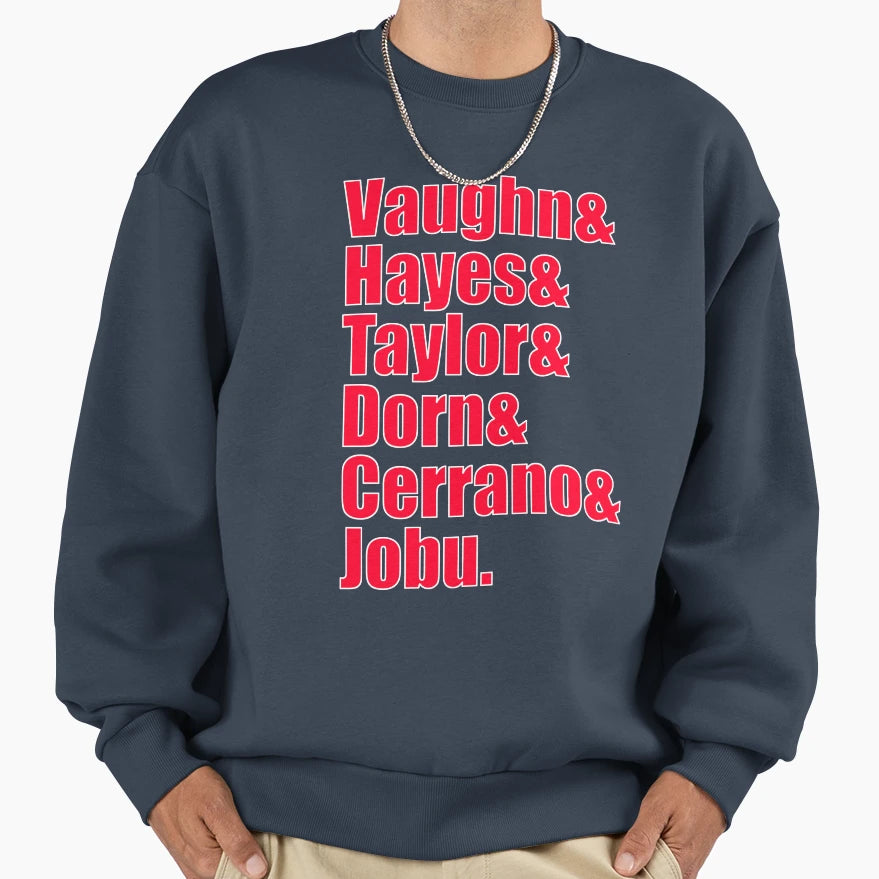 Major League Cast Sweatshirt - Minimalist Print Unisex - T-Shirt, Sweatshirt, Hoodie