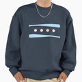 Flag Chicago Baseballs And Bats Sweatshirt - Novelty Apparel for Adults - T-Shirt, Sweatshirt, Hoodie
