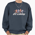 St Louis Sports Sweatshirt - Custom Art Print for Adults - T-Shirt, Sweatshirt, Hoodie