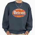 Detroit Distressed Sweatshirt - Unique Graphic Unisex - T-Shirt, Sweatshirt, Hoodie