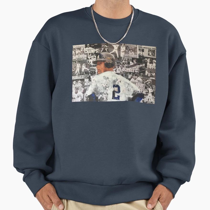 Derek Jeter 2 Sweatshirt - Streetwear Style Men Women - T-Shirt, Sweatshirt, Hoodie