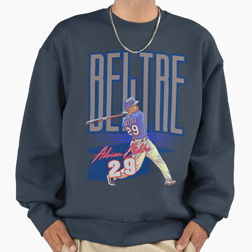 Adrian Beltre Baseball Tribute Sweatshirt - Custom Art Print Men Women - T-Shirt, Sweatshirt, Hoodie