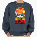 Gateway Arch St Louis Travel Decal Sweatshirt - Novelty Apparel Men Women - T-Shirt, Sweatshirt, Hoodie
