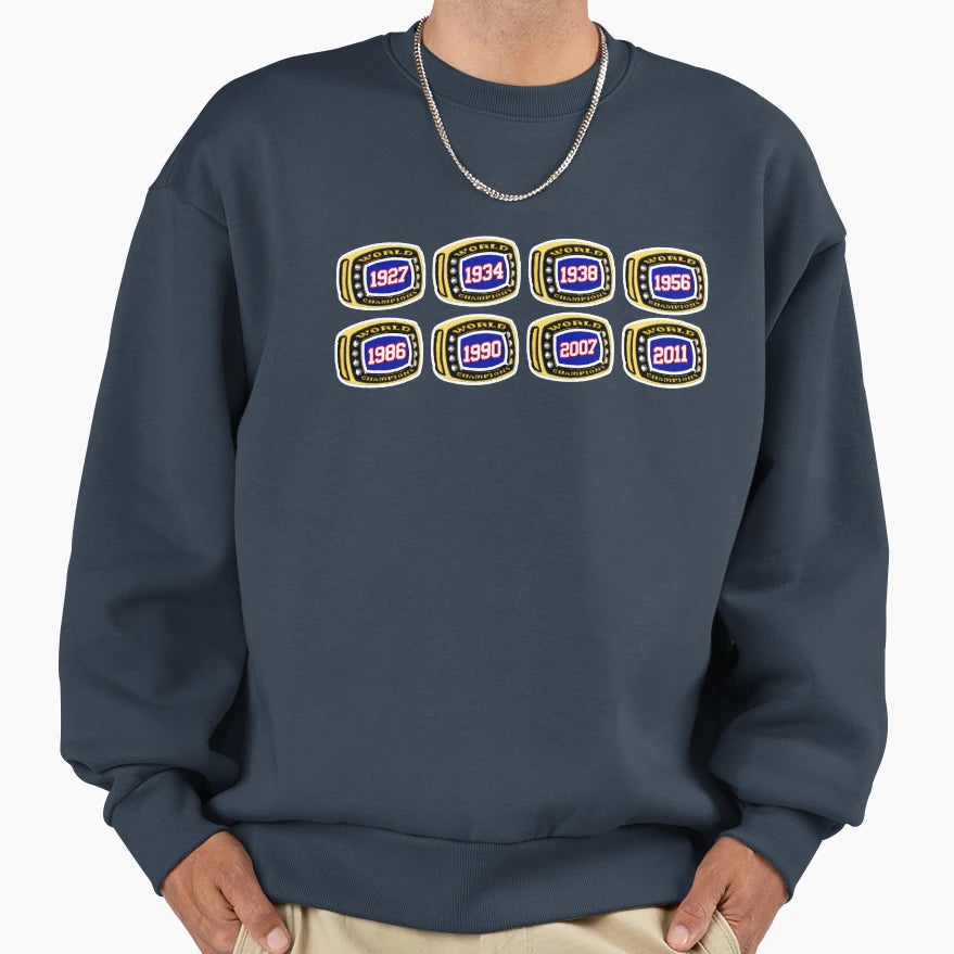 Big Blue Wrecking Crew Championship T-Shirt - Streetwear Style Men Women - T-Shirt, Sweatshirt, Hoodie