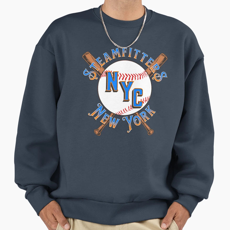 Steamfitters Baseball Trades Sweatshirt - Aesthetic Graphic Men Women - T-Shirt, Sweatshirt, Hoodie