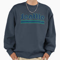 Seattle Three Stripes Weathered Sweatshirt - Custom Art Print Unisex - T-Shirt, Sweatshirt, Hoodie