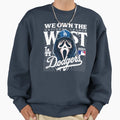 La Baseball Ghost Face We Own West Sweatshirt - Casual Everyday Wear Unisex - T-Shirt, Sweatshirt, Hoodie