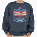 Chicago Wrigley Field Baseball Badge Sweatshirt - Streetwear Style Unisex - T-Shirt, Sweatshirt, Hoodie