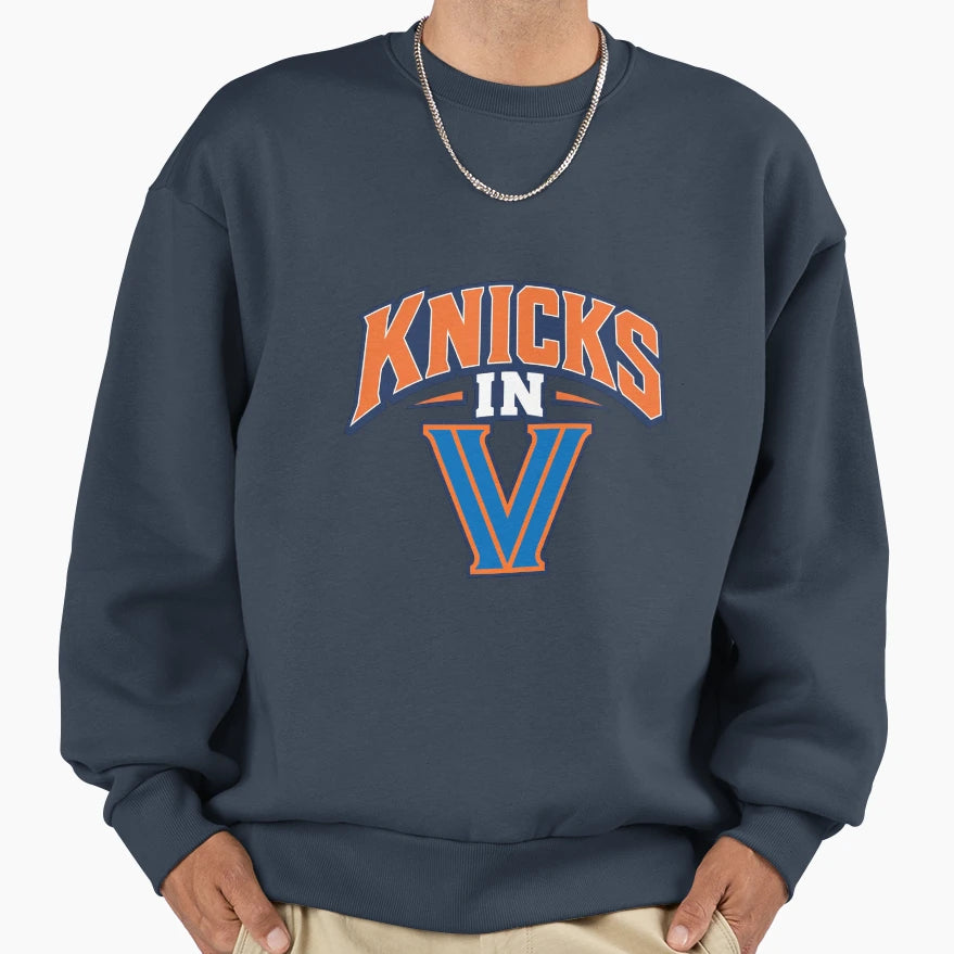 Knicks V Sweatshirt - Streetwear Style Men Women - T-Shirt, Sweatshirt, Hoodie